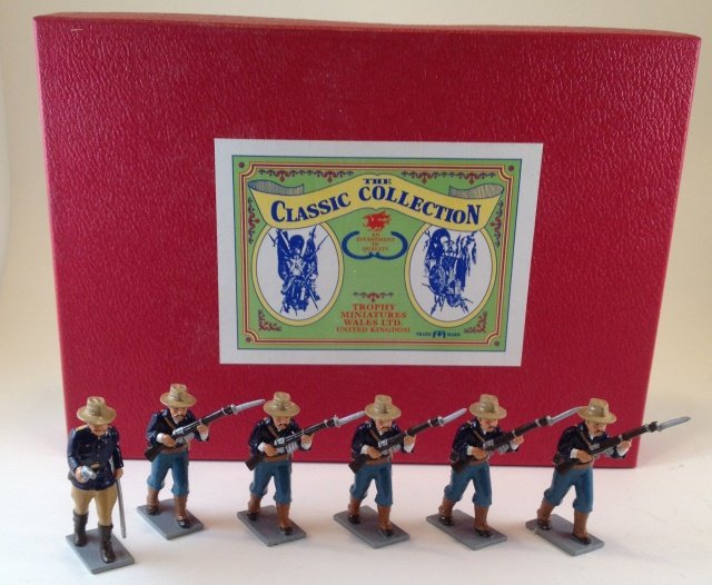 Trophy Boxer Rebellion USA Marines #BS31: 6 pieces. Condition Excellent. Box Excellent.