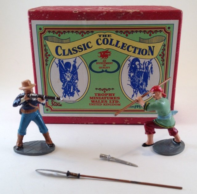 Trophy Boxer Rebellion Hand To Hand #HB3: 3 pieces. Condition Excellent. Box Poor; broken sword.