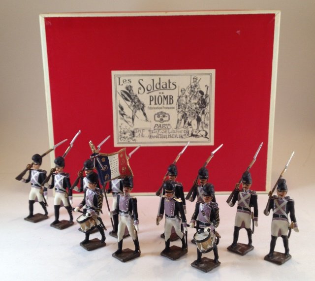 Mignot Infantry De Ligne Du Wurtemberg: 12 pieces. Condition Excellent. Box Excellent. Post War.