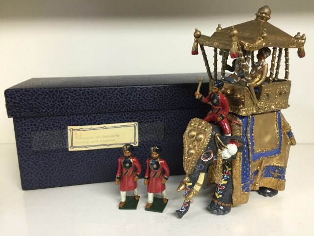 Marlborough Maharaja Of Barodas Elephant #D1: 8 pieces. Condition Excellent. Box Very Good. No Label.