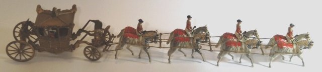 Britains From Set #1470 Coach: Condition Very Good to Excellent. Post War.