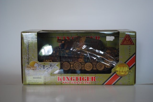 Tank, King Tiger: One piece in original box. Condition mint.