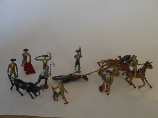 Heyde-like bullfighters: 10 pieces. Unboxed. Condition very good.