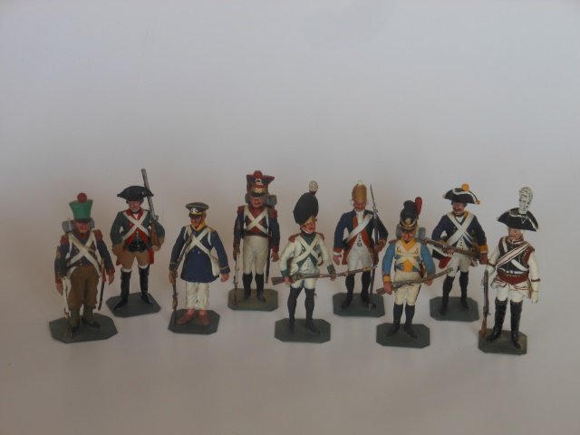 Stadden French, Prussian, and others: assortment. 9 pieces. Condition excellent.