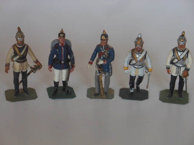 Stadden Prussian and German Officers: 5 pieces. Condition excellent.