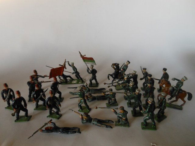 Heyde Russian Turkish War: 28 pieces. Pre-War. Unboxed. Condition very good.