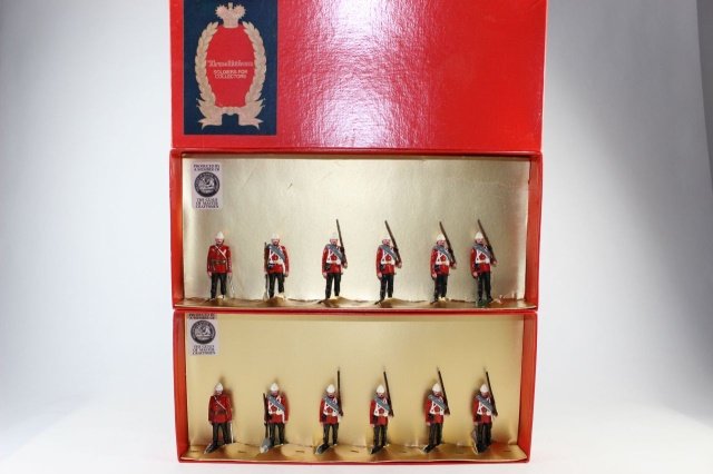 Tradition No. 54 x2 West Kent Regiment: Royal West Kent Regiment 1882 x2 Excellent Condition With Boxes 12 Pieces