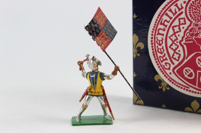 Courtenay-Greenhill #8932: 19/Z14 Sir Guy De Bryen Banner Porte Edward III Dec 2001 Near Mint Condition With Box 1 Piece