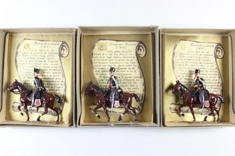 C.B.G. Mignot Prussians: Hussards Prussians x 3 (1813) Near Mint With Boxes 3 Pieces
