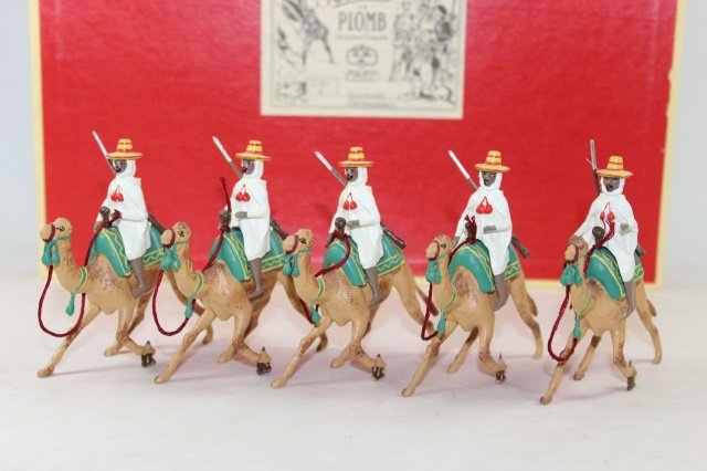 C.B.G. Mignot Moroccan Camel Corps: Dromedary Cavalry Excellent Condition Boxed 5 Pieces