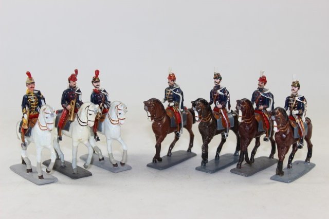 Wollner WWI Austrian Army: KUK Cavalry and Officers. 54mm Excellent Condition Unboxed 21 Pieces