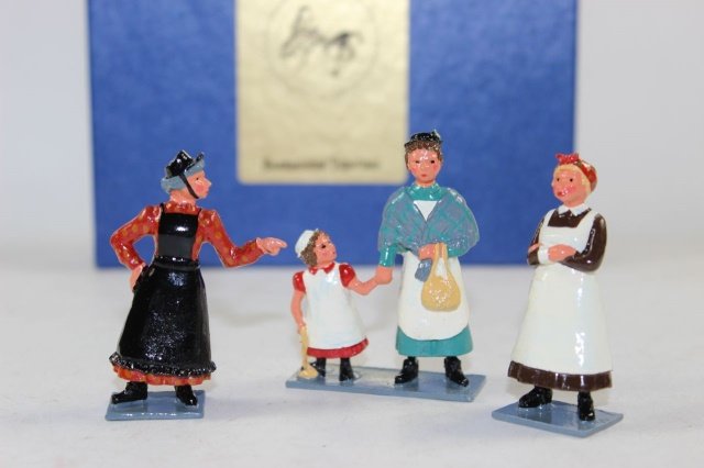 Marlborough Edwardian Series: The Gossips E12 Near Mint Condition 3 Pieces