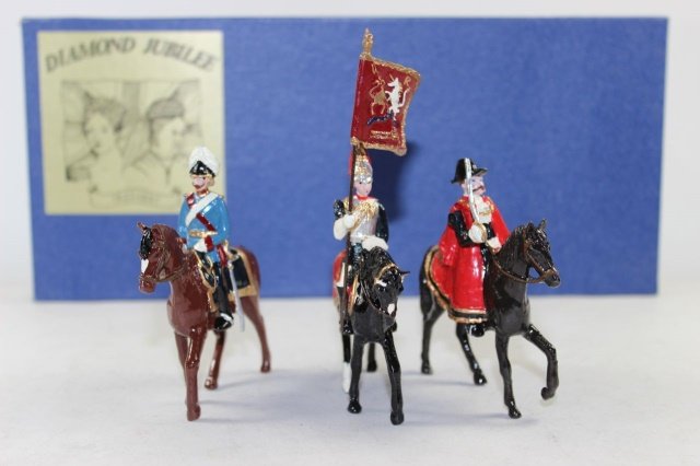 Marlborough Golden Jubilee: The Sovereigns Standard J7B, The Sheriff of London, Prince Albert of Prussia Near Mint Condition Boxed 3 Pieces