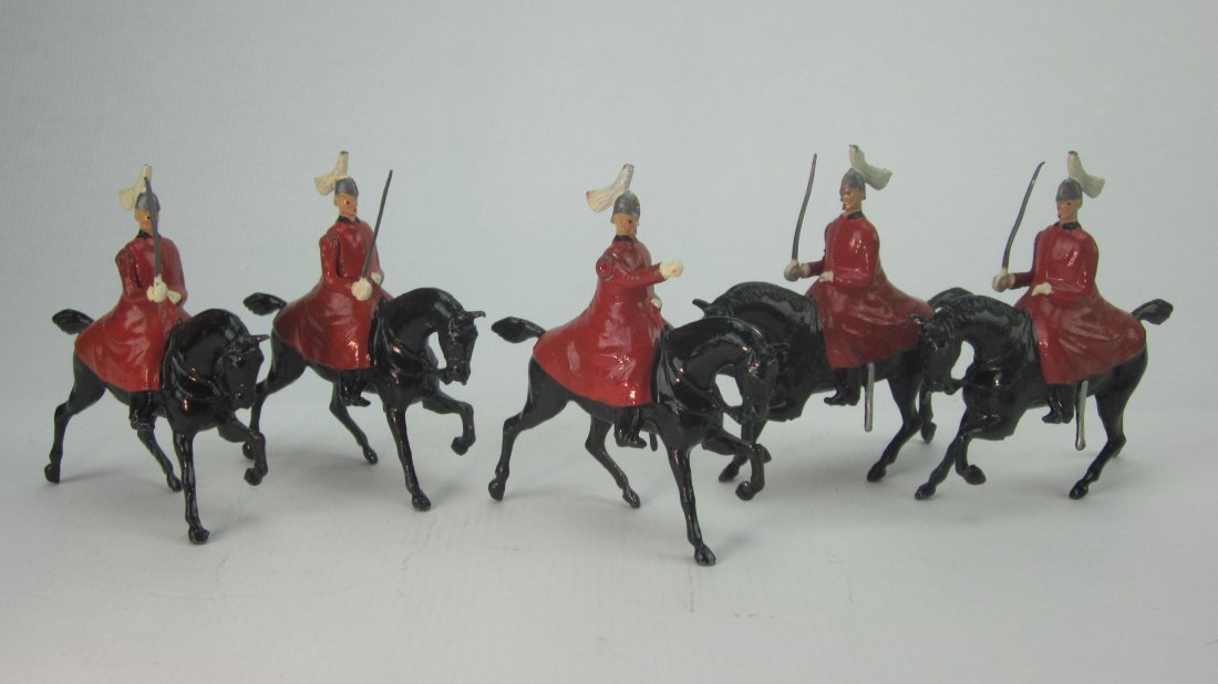 Britains Set #400 Life Guards in Winter Cloaks (1 of 1)