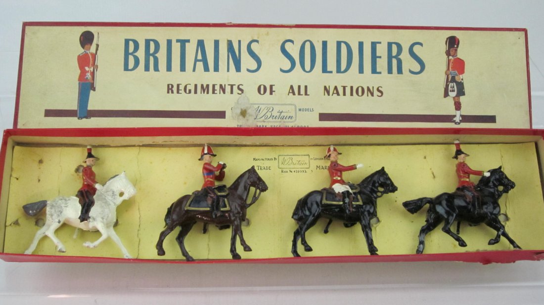Britains Set #201 Mounted General Staff Officers (1 of 1)