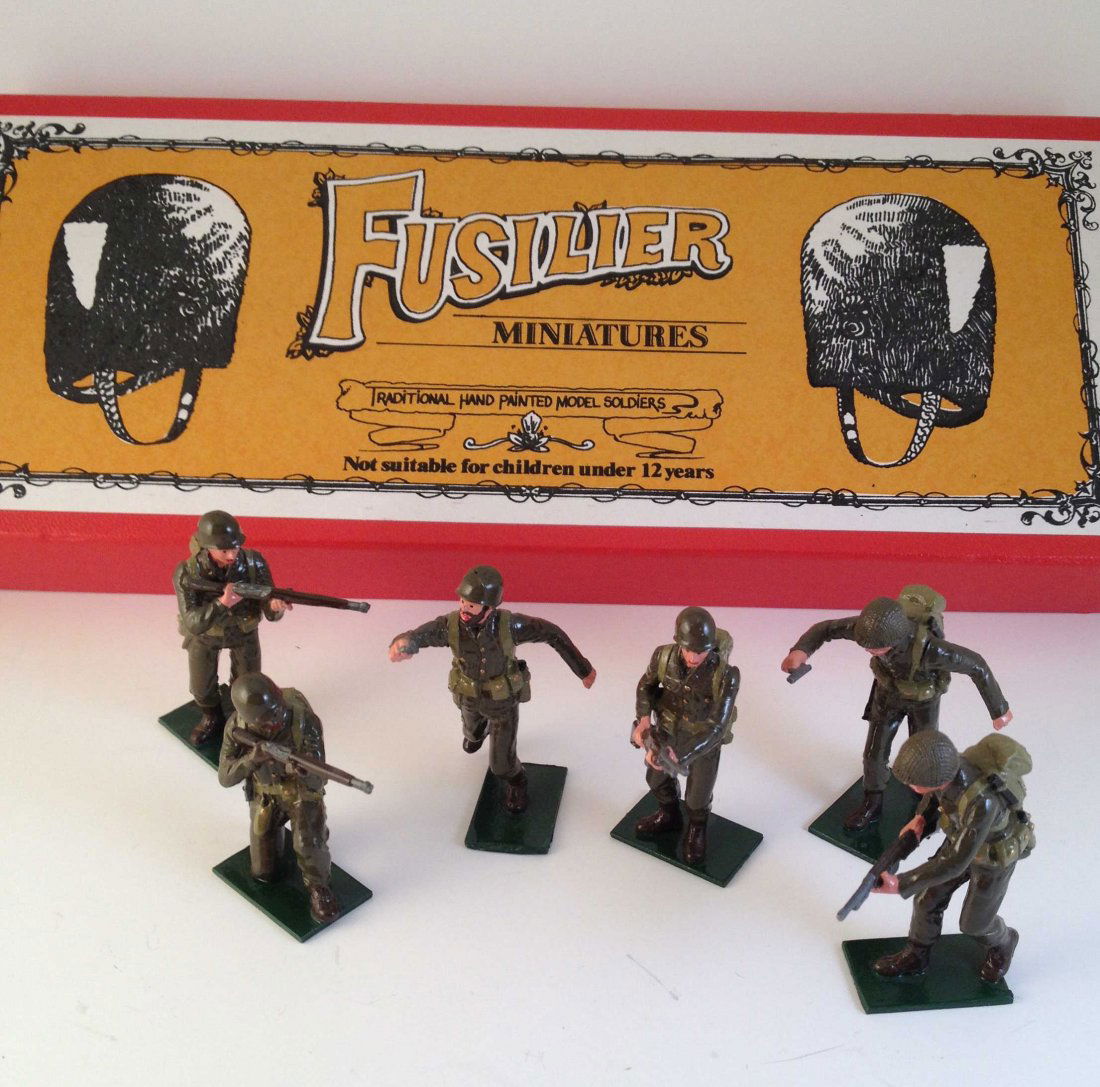 Fusilier Miniatures #100 US WW2 Battle Set (1 of 1)