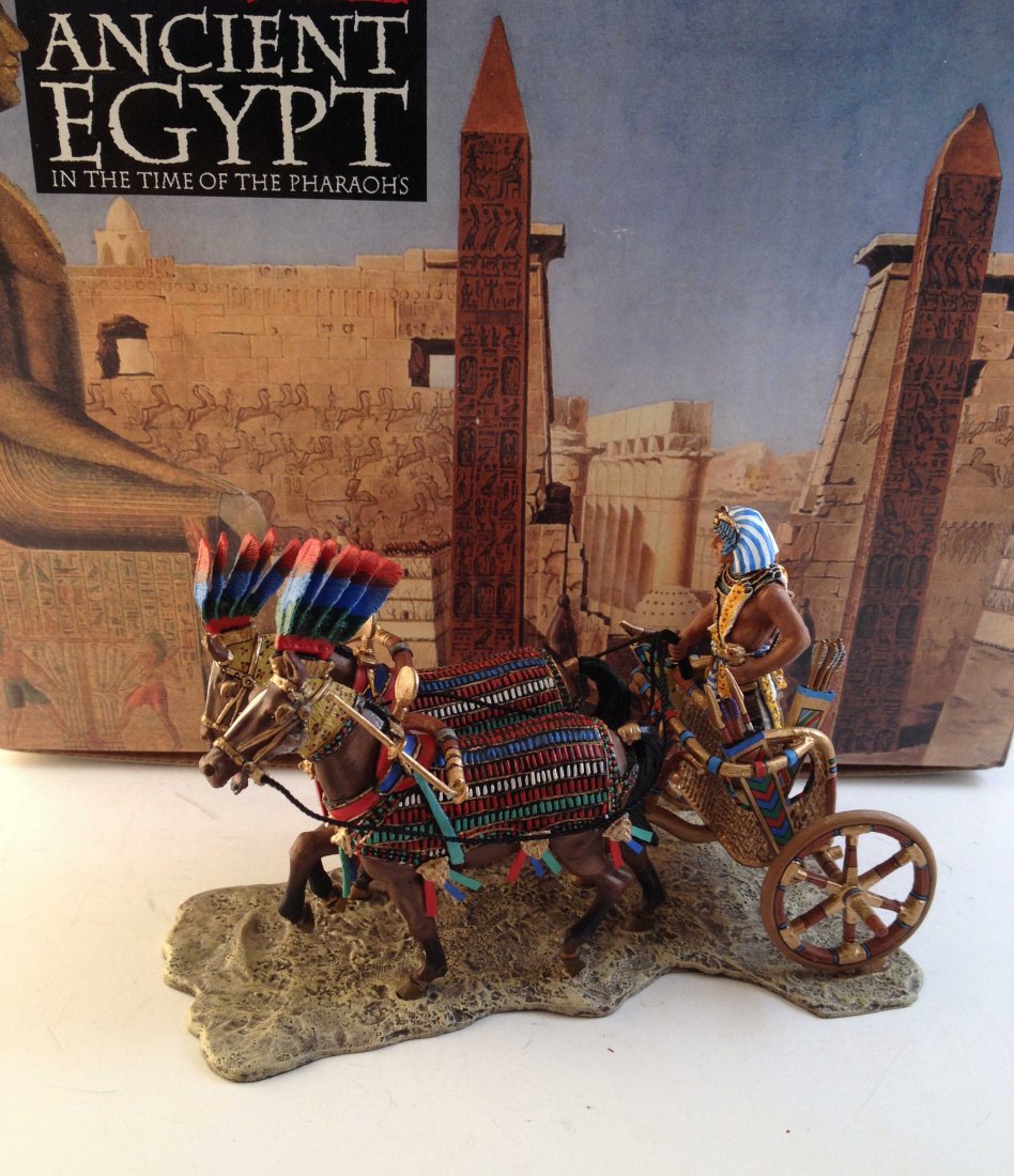 King & Country AE003 Ancient Egypt Chariot Set: 1 Piece Condition Excellent Box Very Good