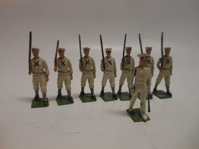 Britains set #1253 U.S. Navy White Jackets (1 of 1)