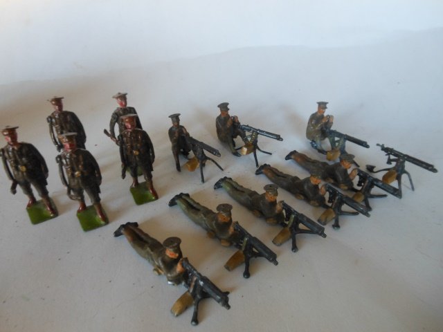 Britains Khaki Machine Gunners and others (1 of 1)