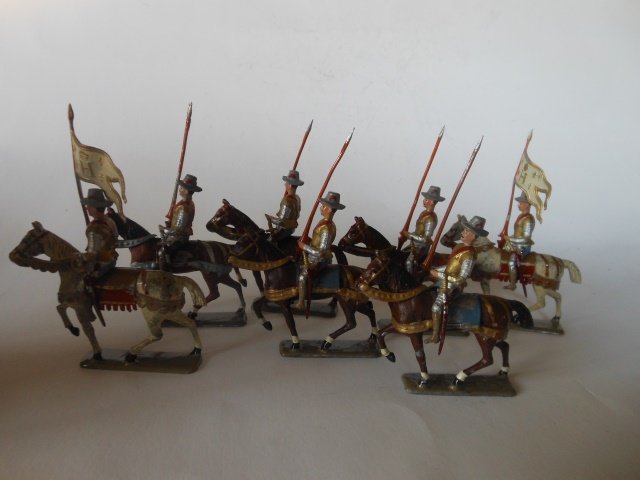 Mignot Henry the IV and Spearmen, mounted (1 of 1)