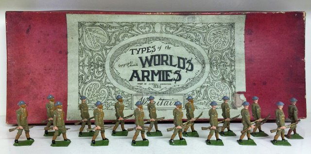 Britains Set #338 British Infantry Display (1 of 1)