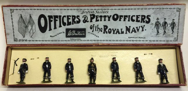 Britains Set #207 Officers and Petty Officers (1 of 1)