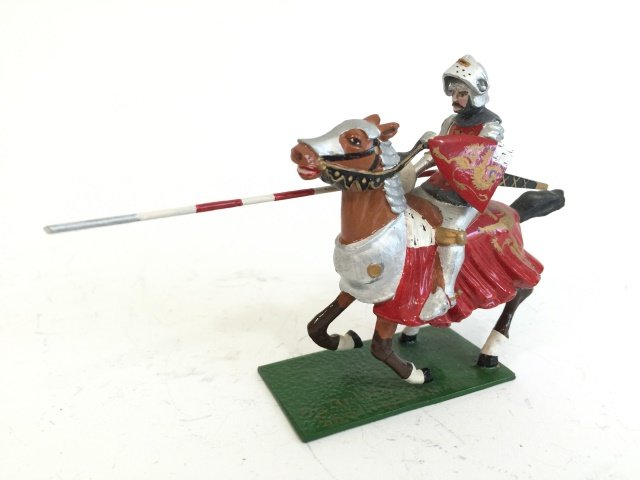 Courtenay H2 Sir Andrew Sharingborn: Post War. With Moveable Arm and Visor. Signed on base 'Made in England by R. Courtenay H2'. 1 Piece. Condition Pristine.