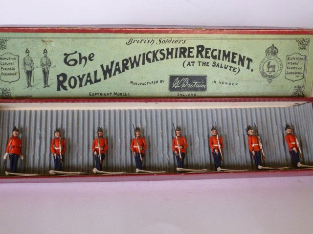 Britains set #206 Warwickshire Regiment (1 of 1)