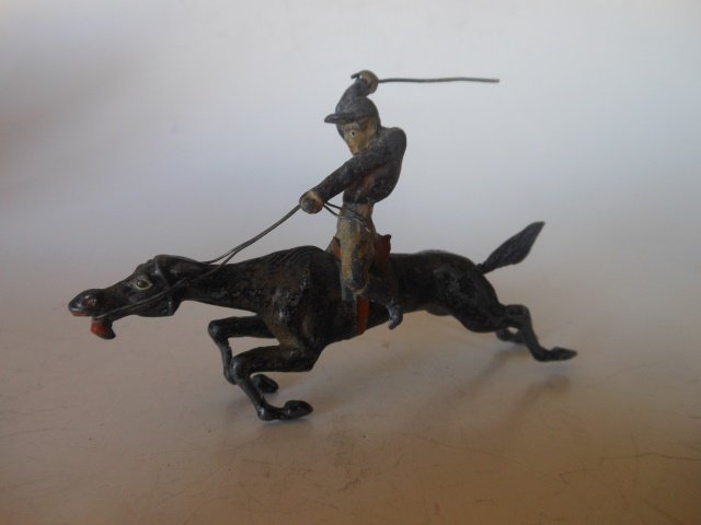 Heyde Jockey and Horse: at full gallop. One piece. Pre-War. Unboxed. Condition very good.