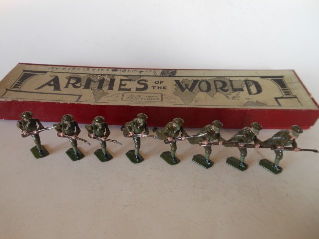 Britains set #1625 U.S. Infantry in Action (1 of 1)