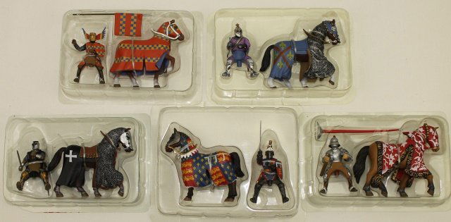 Frontline Figures Mounted Knights Lot 5 Figures (1 of 1)