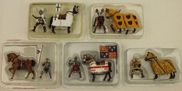 Frontline Figures Mounted Knights Lot 5 Figures (1 of 1)