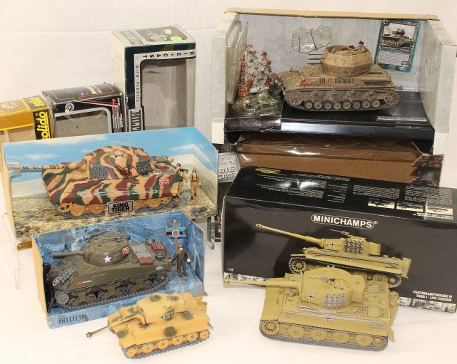 Solido Minichamps New Ray Die Cast Tank Lot (1 of 1)