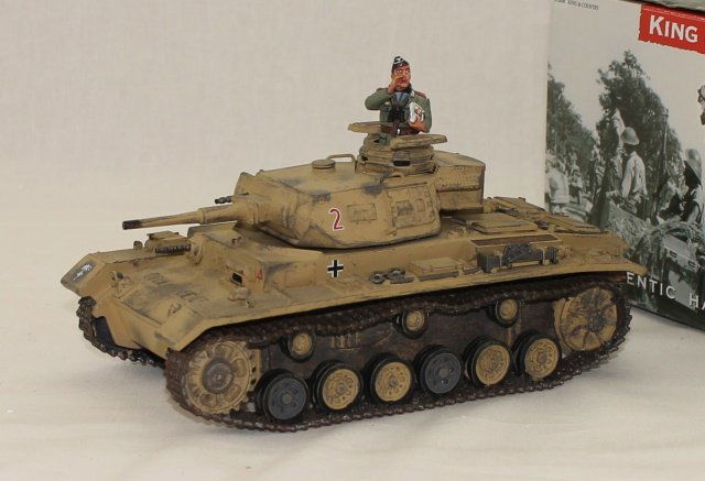 King and Country WWII AK050 Africa Corps Panzer (1 of 1)