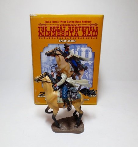 Black Hawk Toy Soldier Set #BH0207 Frank Jones: 1 piece. The Great Northfield Minnesota Raid. In original box. Condition excellent. Box good.