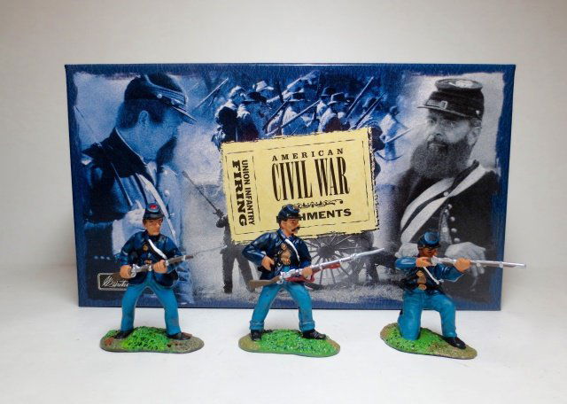 Britains Set #17015 Union Infantry Firing (1 of 1)