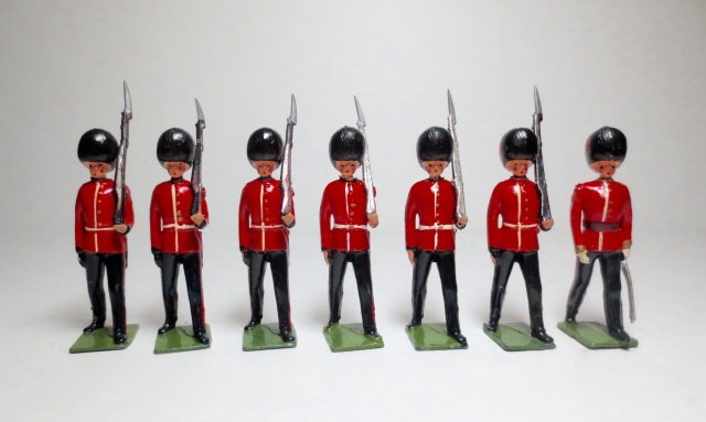 Britains from Set #9124 Coldstream Guards At Slope (1 of 1)