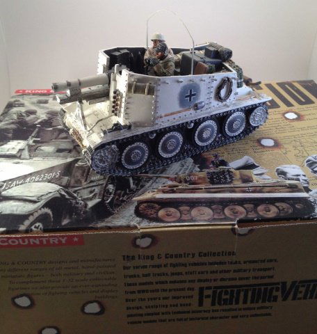 King & Country BBG001 Grille SP Gun Set: 3 pieces Condition Excellent Box Excellent