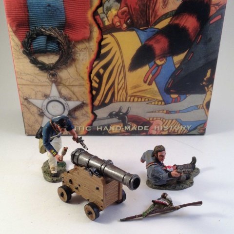 King & Country RTA039 Naval Gun & Musket: 4 pieces Condition Excellent Box Excellent