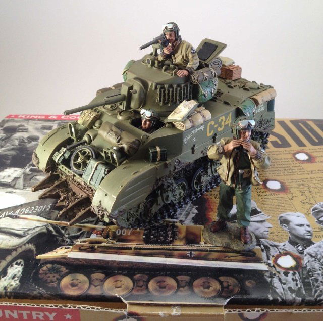King & Country  DD67 M5 Stuart Tank (1 of 1)