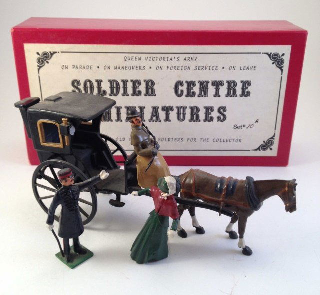 Soldier Centre Set10 Horse Drawn Hanson Cab (1 of 1)
