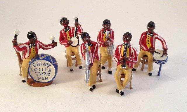Under Two Flags Saint Louis Jazz Band: 12 pieces Condition Excellent No Box