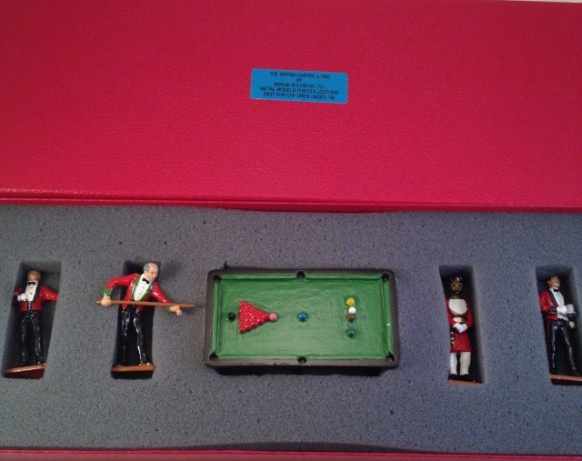 Sarum British 1900 Pool Table Set (1 of 1)