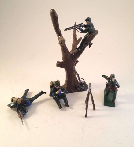 Stars & Stripes Civil War Firing From Tree (1 of 1)