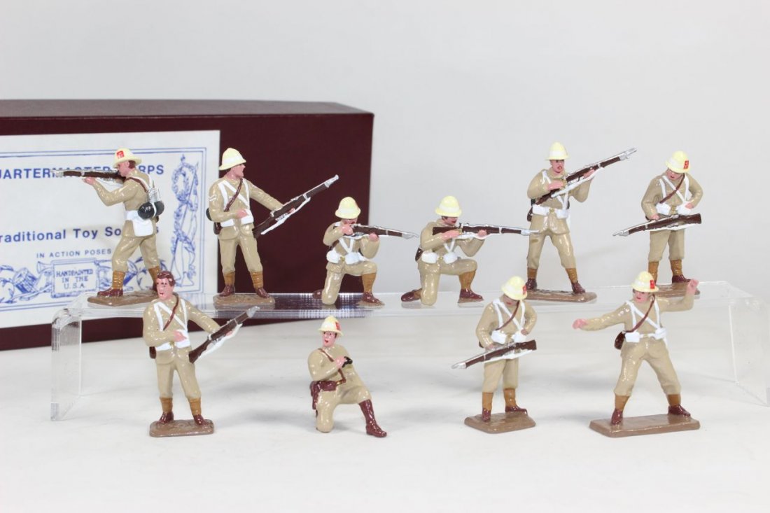 Quartermaster Corps Boer War: British In Action Excellent/Near Mint With Box 10 Pieces