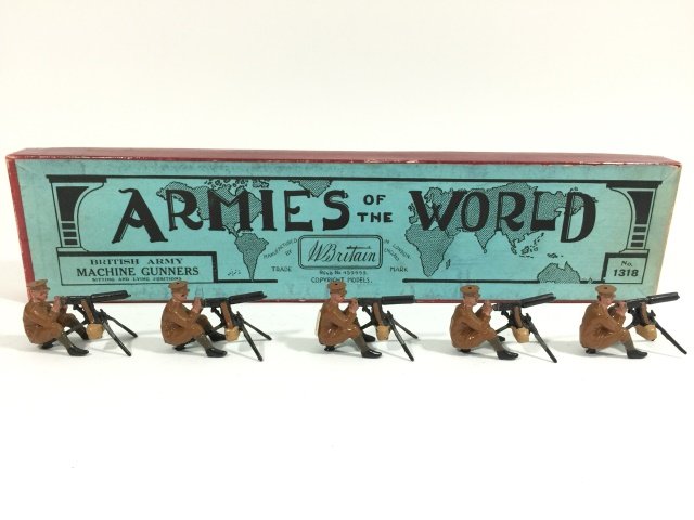 Britians Set #1318 British Machine Gunners (1 of 1)