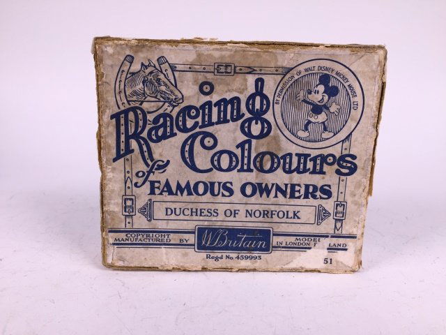 Extremely RARE Britains Racing Colours Mickey (1 of 1)