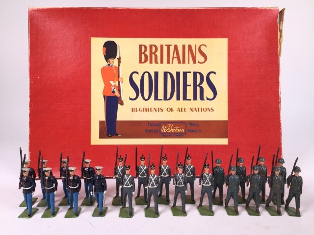 Britains Set #232 U. S. Infantry Marines (1 of 1)