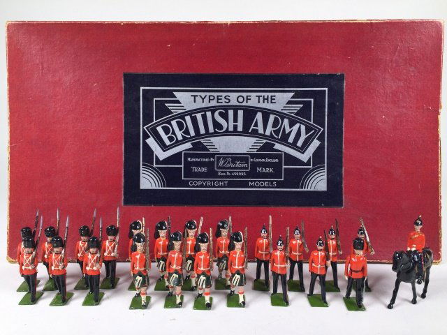 Britains Set #1323 British Infantry Display (1 of 1)