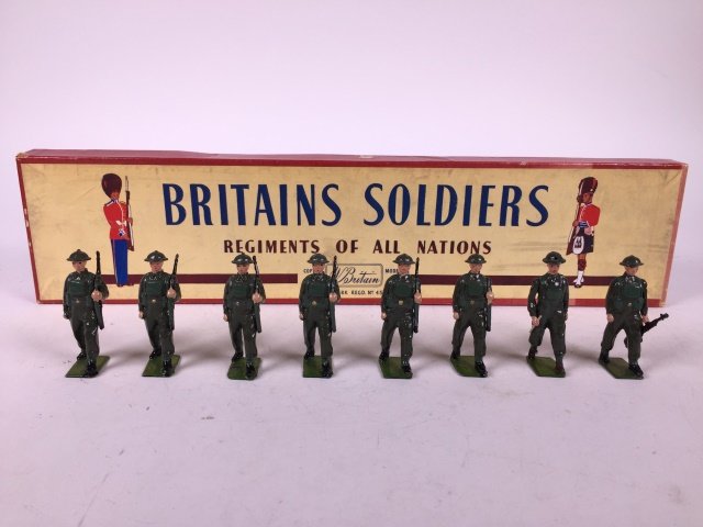 Britains Set #1858 British Infantry Battle Dress (1 of 1)